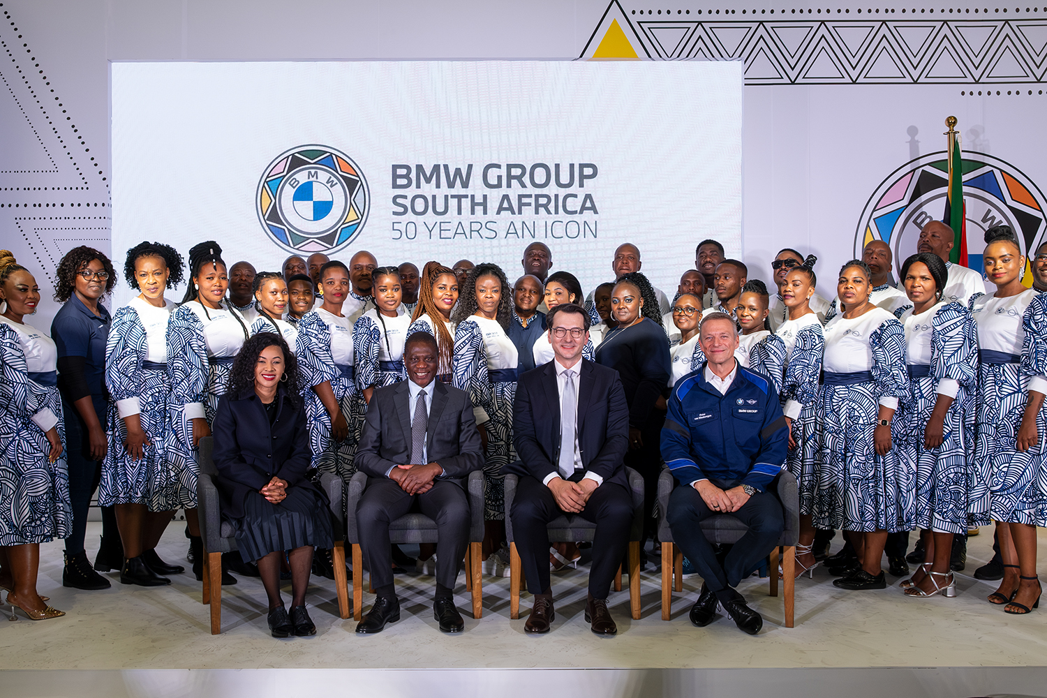 BMW employees gathered to celebrate the 50th anniversary of BMW Group South Africa.